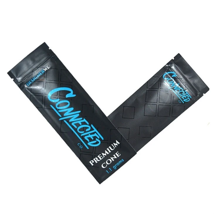 Custom Edible Medical Tobacco Cigar Smoke Resealable Smell Proof Mylar Packaging Bags