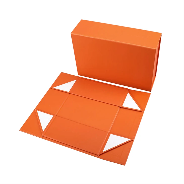 Black Paper Packing Folding Hard Rigid Cardboard Gift Box best